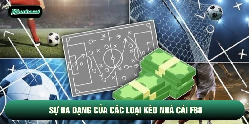 Sự đa dạng của các loại kèo nhà cái F88