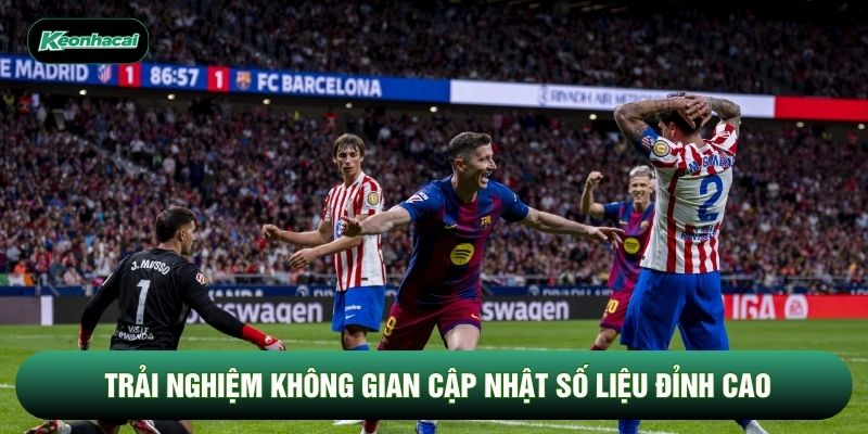 Trải nghiệm không gian cập nhật số liệu đỉnh cao
