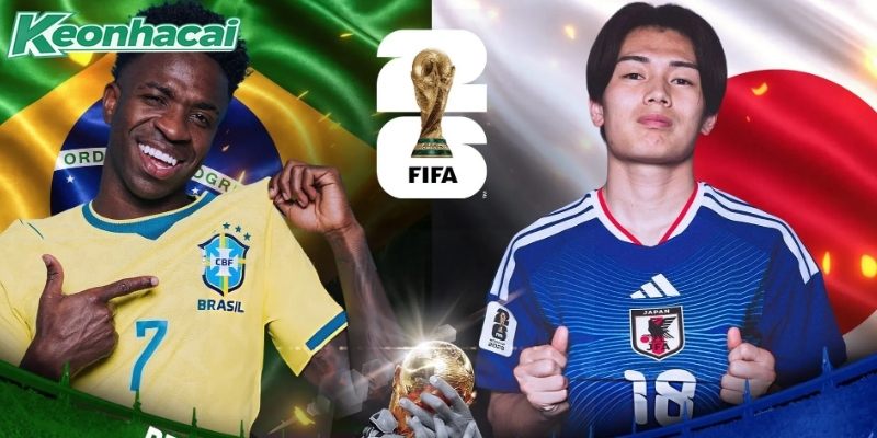 Brazil vs Nhật Bản đều đang chơi tốt